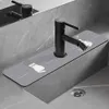 Pu Leather Kitchen Faucet Diatomaceous Mud Floor حصيرة ماء امتصاص حوض تجفيف سريع ودليل على العفن كونترتوب مقاوم للماء