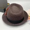 Berets Männer Frauen Retro Schwarz Einstellbare Wolle Mischung Klassische Homburg Hüte Feder Band Fedora Caps Trilby Sonnenhut Jazz Winter Warm LM12