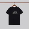 2J13 2023 FW 23ss New Arrivals Mens Mulheres Luxo AM Designer Tees Amiris Branco T-shirt Imprimir Shorts Camiseta O-pescoço Manga Curta AM2 Homem Roupas