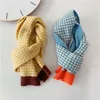 Sjaals Wraps Kindersjaal Herfst Koreaanse versie Mode Kinderen Gebreid Rooster Baby Slabbetje Wol Breien Winter Warm Meisjes Jongens Sjaals 231202