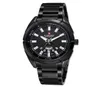 NAVIFORCE Original Gute Qualität Men039s Sport Wasserdichte Edelstahlband LED Woche Datum Armbanduhr 90386820988