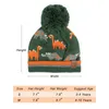 Mützen Hüte Winter Kleinkind Jungen Dinosaurier Hut Herbst Kinder Warme Gestrickte Baby Beanie Mode Geeignet für 2-10 Jahre alt 231202