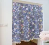 Zasłona bawełniana drukowana w kwiatowe okno amerykański styl country odpowiedni do rustykalnej sypialni w sypialni Kitchen Study Bay