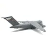Flygplan Modle Diecast Alloy Aircraft 1 200 Aviation C-17 Transport Aircraft Model Plane Die Cast Model Kids Toy With Display Stand Light Mode 231202