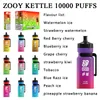 EU倉庫Zooy Magic 9000 Puffs Eタバコ使い捨て蒸気パフ9Kリチャージベール使い捨てベーパープレフォルドカートトリッジパフバートルネードクリスタル蒸気剤