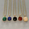 Pendant Necklaces Natural Stone Necklace Choker Long Chain For Women Girls Exaggerated Chunky Party Charm Winter Jewelry Gifts