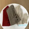 Beret Winter Knitted Gloves Warm Thickened Cashmere Scarf Set Wool Korean Shawl Slit Finger Pullover