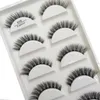 Falsche Wimpern, 5 Paar, transparent, 3D-Nerzwimpern, natürlich, klar, falsche Wimpern, weich, unsichtbar, Wispy-Make-up, Faux Cils H13 X08 231202