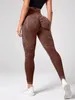 Actieve broek Gewassen naadloze yoga-legging Workout Fitness Sportbroek Vrouwelijke vrouwen Panty's Dragen gymkleding voor