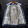 Vestes pour hommes 2023 Mode d'hiver Denim Coton Veste Street Style Épaissi Plus Taille Chaud Tendance Top 231215