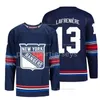 Adam Fox Ryan Lindgren NY Rangers 2023-24 Tredje Jersey Jacob Trouba Miller Jerseyigor Shesterkin Chris Kreider Mika Zibanejad Artemi Panarin Jonathan Quick