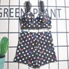Bikini Designer Mayo Desen Mektubu Sutyen Şort Set Sexy Lingerie Briefs Kadınlar Moda İçi Boş Out Bikini Mayo