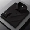 Camicie eleganti da uomo Camicia giovanile Manica lunga Utensili Stile Business Tempo libero Moda Traspirante Antirughe Non stirabile 2023