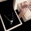 Designer Necklace Pendant Necklaces Luxury Gift Sterling Silver Love Chain Sweet and