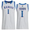 Kansas Jayhawks 10 Jalen Wilson Jersey College Basketball 4 Gradey Dick 15 Kevin Mccullar 24 K.J Adams 3 Duan Harris Jr 1 Joseph Sì