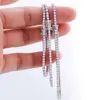 Real 9K 10K 14K Solid Gold 3Mm 4Mm 5Mm D VVS Moissanite Diamond Link Chain Bracelet Tennis Necklaces For Women