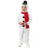 Cosplay Kids Halloween kostium świąteczny kostium Baby Snowman Crowdern Cute Cosplay for Girl Boy Fancy Year Party 231202