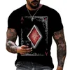 T-shirts pour hommes carré A Spade Design Vintage joli T-shirt de haute qualité Lycra Polyester marque gros homme garde-robe taille