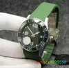 41MM Conquest Mens Watches Automatic Mechanical Movement Stainless Steel Bracelet Concas Ceramic Bezel With HYDROCONQUEST Hardlex Glass Markings Green Dial AT