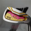 Clubes de golfe femininos 4star honma beres S-06 conjunto de ferros de golfe 5-11 a s ferros 9 pçs l flex eixo de grafite e headcover