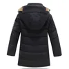 Manteau en duvet 2023 Mode hiver veste de canard pour grand garçon enfants portent des vêtements parka vêtements épaissir vêtements à capuche en plumes 6 16 ans 231202