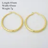 Hoop Earrings 14K Solid Yellow Gold Plated Jewelry Gifts For Women