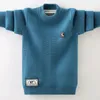 Ställer in barntröja Fall Winter Cotton Clothing Hedging Sweater Teenage Boys Clothing 10 12 14 år 231202