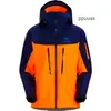 Designer-Jacken von Arcterys, authentische Arc-Mäntel für Herren, Big Bird ALPHA SV JACKET LNY Year of the Tiger Limited Blue Orange Blocked Waterproof Sprint Jacket WN-0TNO