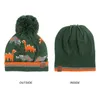 Mützen Hüte Winter Kleinkind Jungen Dinosaurier Hut Herbst Kinder Warme Gestrickte Baby Beanie Mode Geeignet für 2-10 Jahre alt 231202