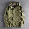 Hommes mélanges à capuche coupe-vent veste Multi poche extérieur décontracté Cargo manteau Vintage Style militaire vestes hommes 231202