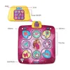 Noisemaker Toys Musical Piano Mat Floor Dance مع 5 أوضاع لعبة تعليمية للأطفال الصغار Girls Girls 100x87cm 231202