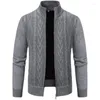 Herensweaters, gebreid vest, warme en slanke pasvorm, kasjmier, hoogwaardige kantoor-casual vesten