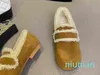 Classic Fashion New Style Flexiblear Ugly and Cute Sheep Rolling Wool Teddy Shoes