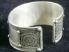 Tibet stil silver filigreed smycken armband manschett