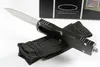 Micro Tech B2 Dirac Auto Knife 2.95 "Satynowe łopatki podwójnej krawędzi, aluminiowe uchwyty, kemping na zewnątrz taktyczne noże z obrony elf edc narzędzie kieszonkowe