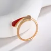 Ring-Designer-Ring, Sinn für minimalistisches und Nischendesign, leichter, luxuriöser fächerförmiger Zeigefingerring im Retro-Stil. Verstellbare Öffnung. Mit Box