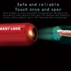 Türschlösser Rotes Mini-Fingerabdruck-Vorhängeschloss Smart Touch Lock USB Keyless Anti-Diebstahl für Reisekoffer Schubladenschrank 231202