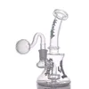 Bongs de copo de vidro mais baratos Hookahs Matrix Showerhead Percolator 7 polegadas 14mm Feminino Reciclador Dab Rig Bubbler Tubos de água para fumar com tubo de queimador de óleo