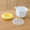 Louça 2 Pcs Fornos de Microondas Panela de Arroz para Panelas Recipiente Branco Fazendo Ferramenta Prática