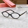 Van THE RUNWAY M Regard zonnebril modieuze retro heren en dames acetaat ovaal frame dunne rand en ultraplatte lenspoot met metalen niu-symbool SMU04Z-F-stijl bril