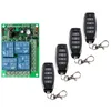 Interruttori Accessori Smart Multiple DC 12V 24V 10A 315433 MHz 4CH 4 CH Relè wireless RF Interruttore di controllo remoto Ricevitore1 2 3 Trasmettitore 231202