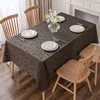 Runner da tavolo in tessuto impermeabile Tovaglie rettangolari nordiche Tovaglia rotonda Copertura antiscivolo per tavoli da pranzo decorativi per matrimoni 231202