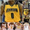 يرتدي مخصص كينيساو ستيت كرة السلة القميص NCAA كلية تايلر هوكر تيريل بوردين برايسون لوكلي أوبينك جيمي لويس