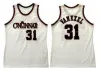 カスタムバスケットボールジャージ＃31ニックヴァンエクセルシンシナティカレッジジャージースローバックメンズは、名前と番号サイズS-5XLをステッチしました