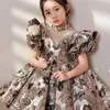 Girl s Dresses High End Flower Girl Kids Turkish Ball Gowns Vintage Spanish Children Birthday Party Dress for Easter Eid 231202