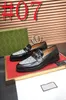 105Model 2024 Classic Luxury Italian Style Men's Designer Dress Shoes Genuine Leather Oxfords Slip-On Black Brown Business Office Wedding Formal Shoes for Men 38-46