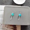 Boucles d'oreilles pendantes en résine pour femmes coréennes, goutte de sucette, mignonnes filles suspendues, tendance, drôle, bijoux d'oreille, cadeau 2023