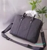 Luxury Laptop Bags Business unisex Fine weaving Briefcase designer Handbags Business