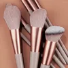 Make-up-Pinsel, 13-teiliges Set, Lidschatten, Foundation, Rouge, Puderpinsel, Damen, Kosmetik, Blending, Schönheit, weiche und flauschige Werkzeuge