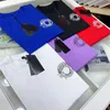 2023 Fashion Tasarımcı Erkek T Shirt Yüksek Kaliteli Yeni Kadın Mektup Baskı Kısa Kol Yuvarlak Boyun Pamuklu Tees Polo boyutu05